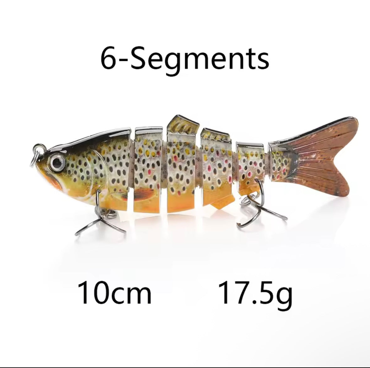 Sinking Perch Swimbait 8-10cm