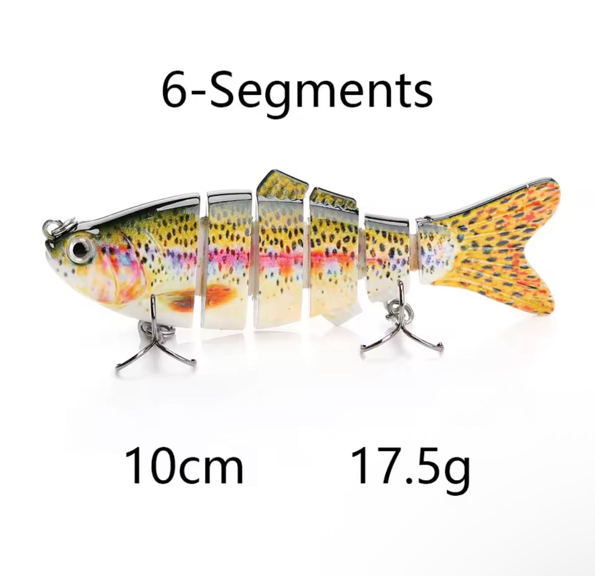 Sinking Perch Swimbait 8-10cm