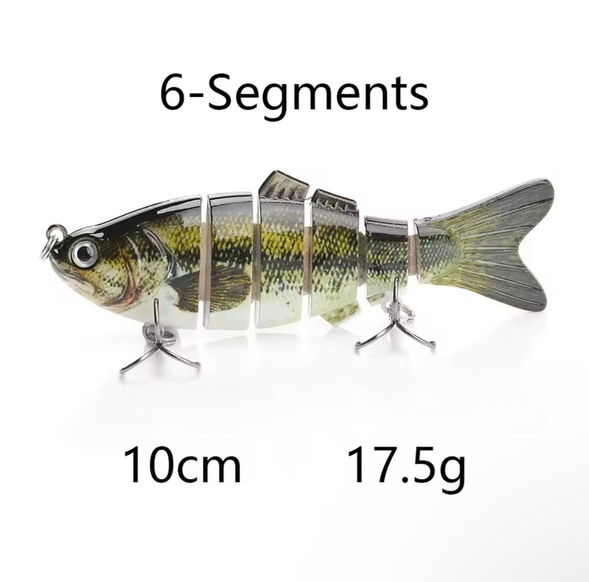 Sinking Perch Swimbait 8-10cm