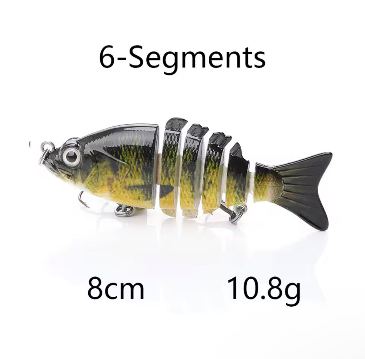 Sinking Perch Swimbait 8-10cm
